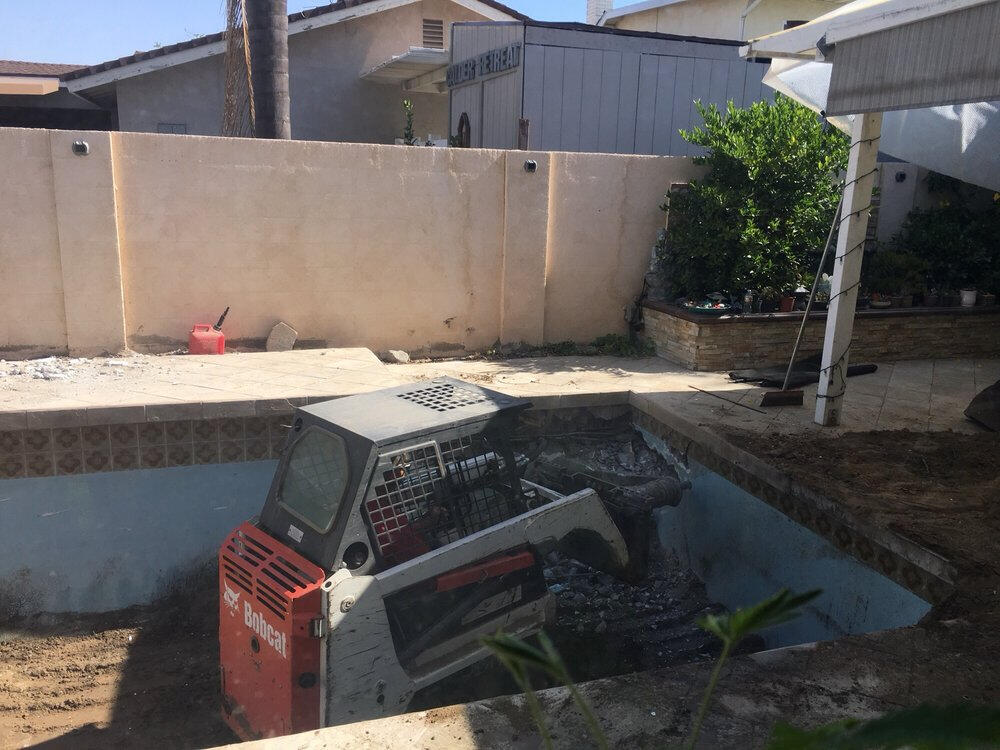 Backyard Pool Demo 2 Backyard Pool Demo 2